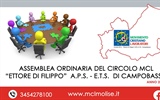 CONVOCAZIONE ASSEMBLEA ANNUALE dell’Associazione “Circolo M.C.L. “Ettore Di Filippo”...