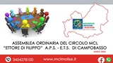 CONVOCAZIONE ASSEMBLEA ANNUALE dell’Associazione “Circolo M.C.L. “Ettore Di Filippo”...